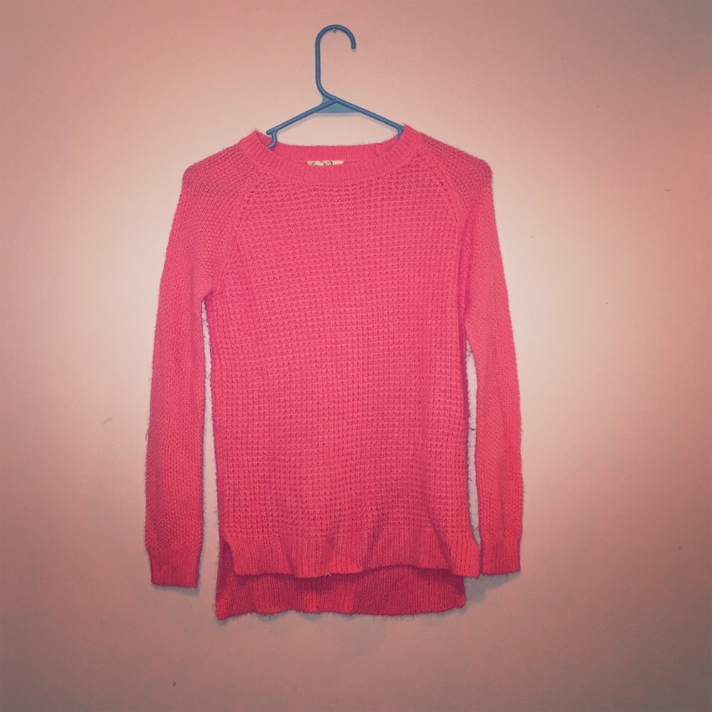 Salmon sweater